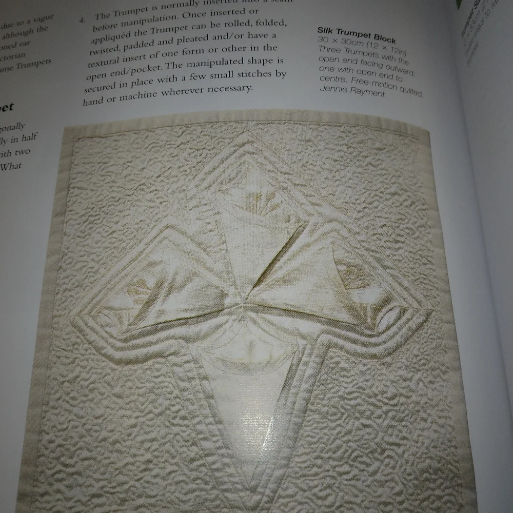 BOOK Creative Tucks And Textures: For Quilts And Embroidery by Jennie Ra…